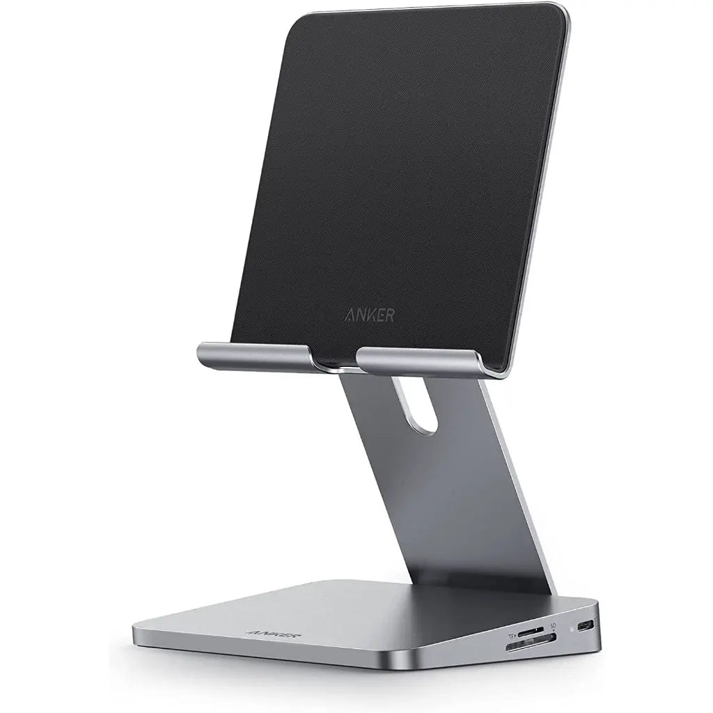 8-in-1 USB C Hub with Foldable Tablet Stand - 551 Type C Adapter A8387 for MacBook, iPad & Laptop - Perfect for Home Office, Travel & Remote Work