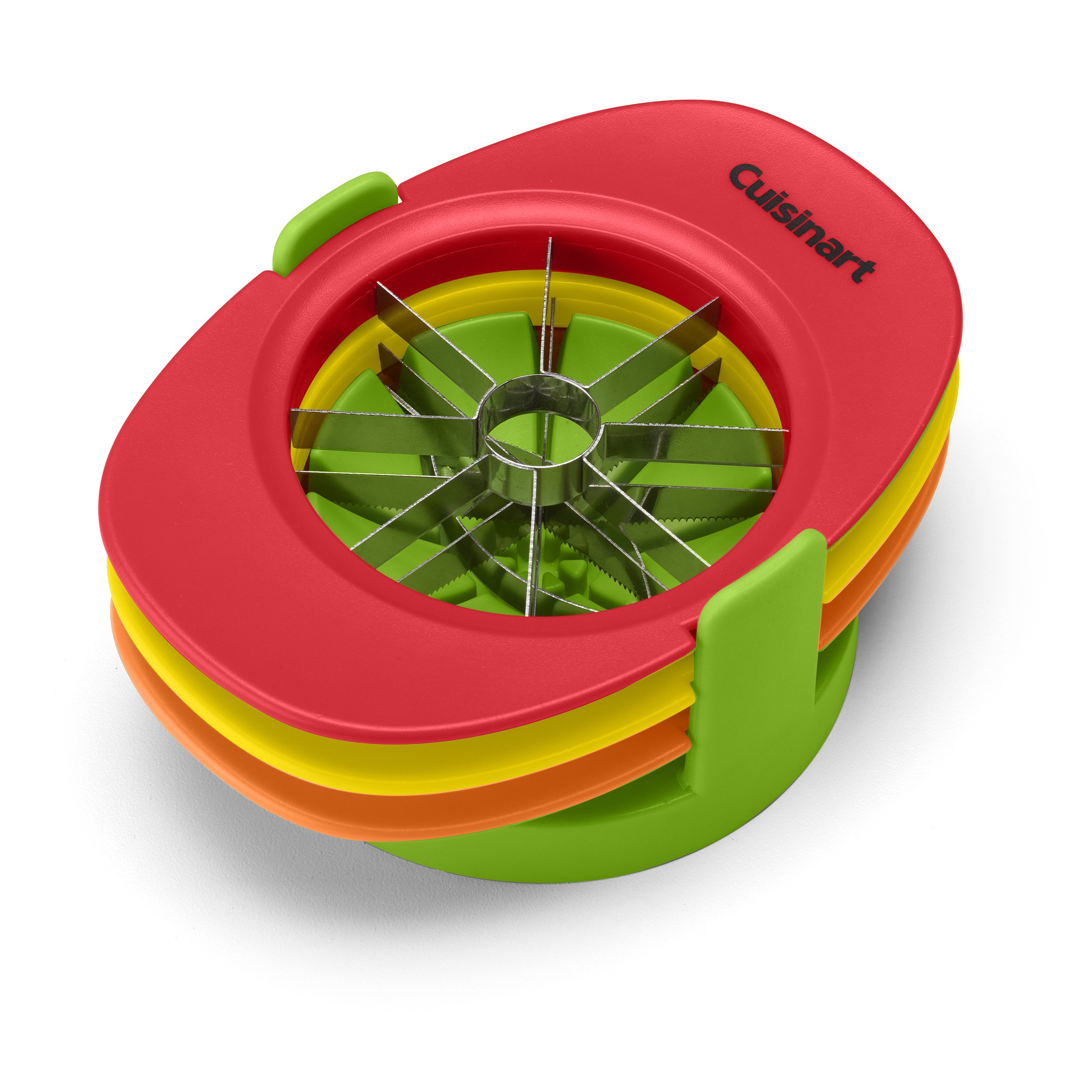Cuisinart 3-in-1 Precision Fruit Slicer - Apple Corer, Wedger & Slicer - Perfect for Salads, Snacks & Meal Prep - Kitchen Gadget for Fresh Fruits
