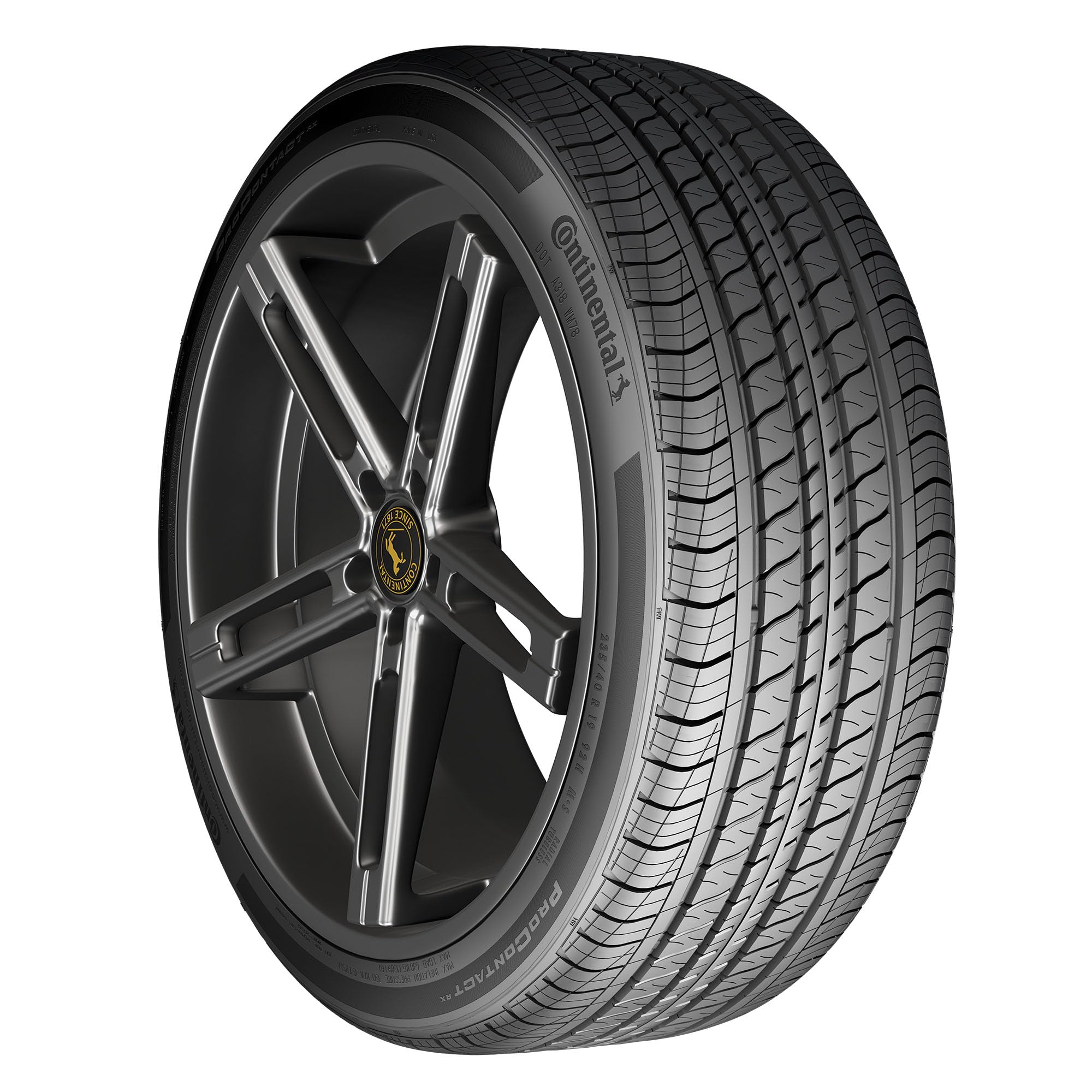 Continental ProContact RX All-Season 225/45R17 91V Passenger Car Tires - High Performance for Sedans & Coupes in All Weather Conditions