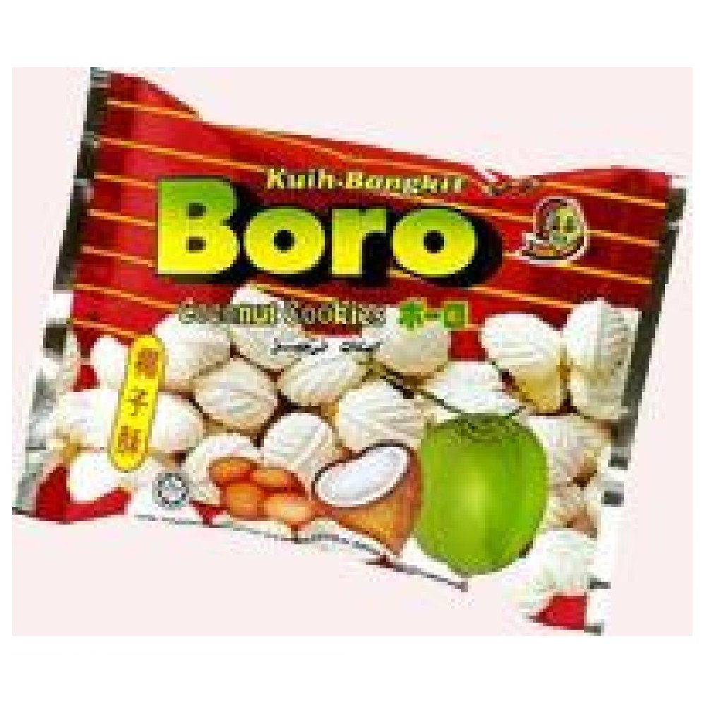 Premium Boro Coconut Cookies 14g (Original Flavor, 120 Packs) - Delicious Coconut Snacks for Office, School & Travel - Bulk Pack for Parties & Gifts