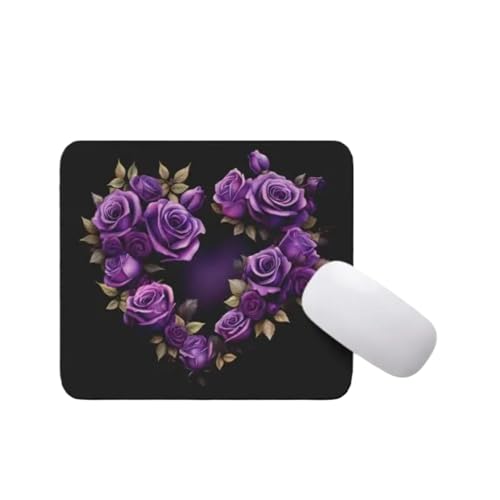 Purple Roses Heart