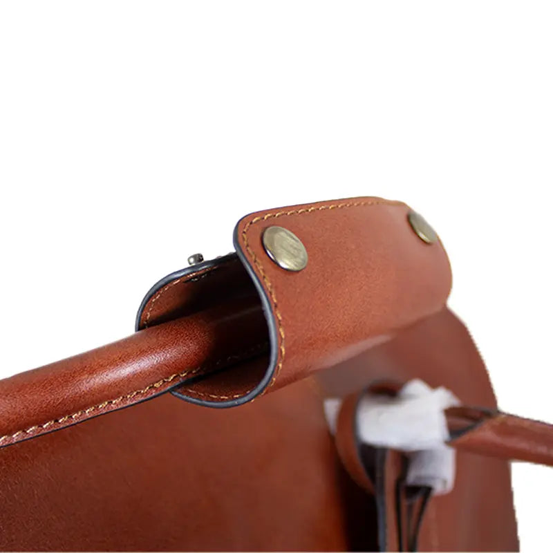 Premium Genuine Leather Duffle Bag for Men & Women - Travel, Gym & Weekend Getaways - Water-Resistant Carry-On Luggage with Adjustable Shoulder Strap