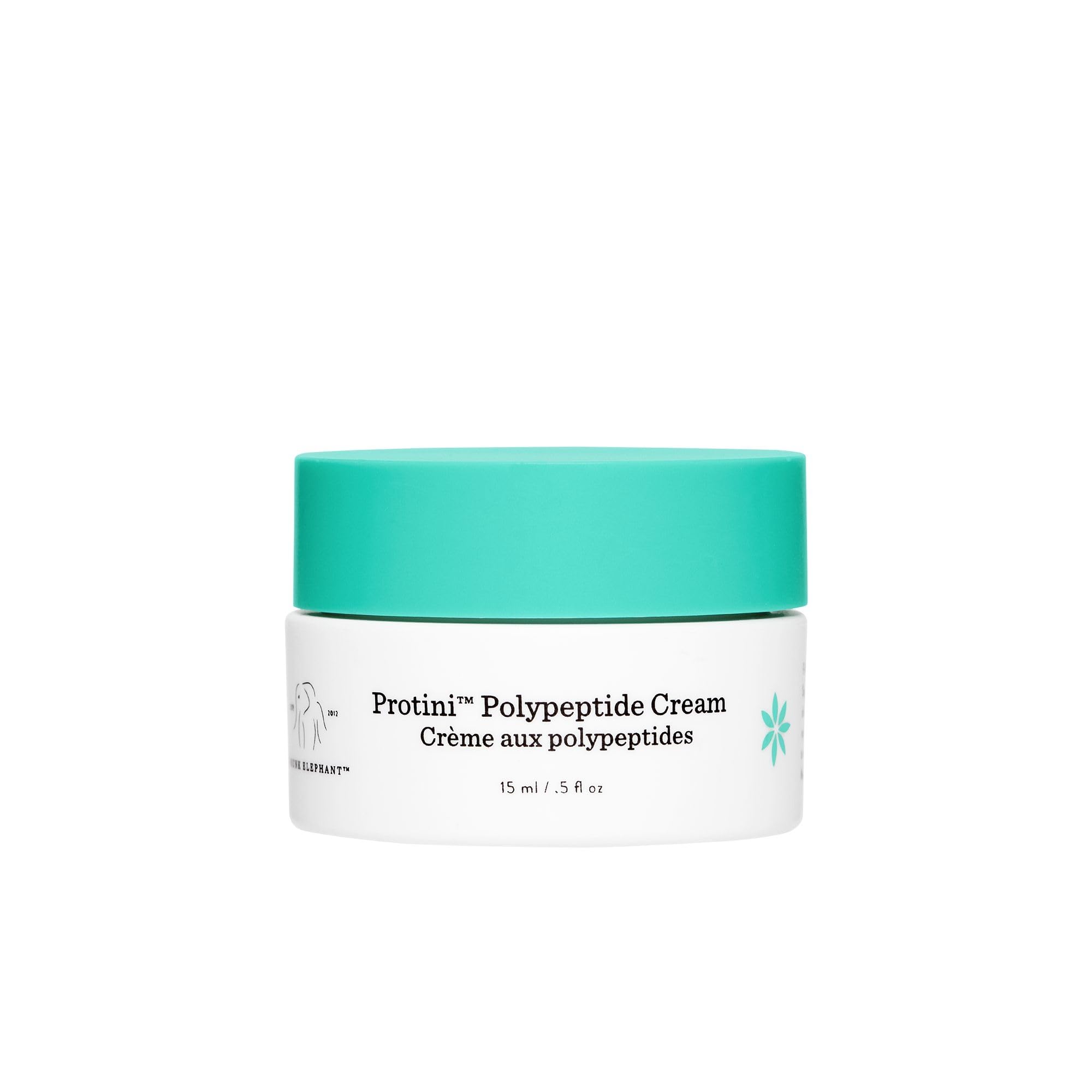 Drunk Elephant Protini Polypeptide Cream Mini - Protein Face Moisturizer with Amino Acids for Hydration & Anti-Aging | Travel Size Skincare for Dry, Sensitive Skin | Perfect for Daily Use & On-The-Go