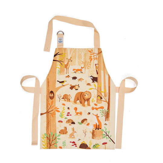 Forest Friends Apron - Cute Animal Print Kitchen Apron for Cooking, Baking & Grilling - Perfect Gift for Chefs & Home Cooks
