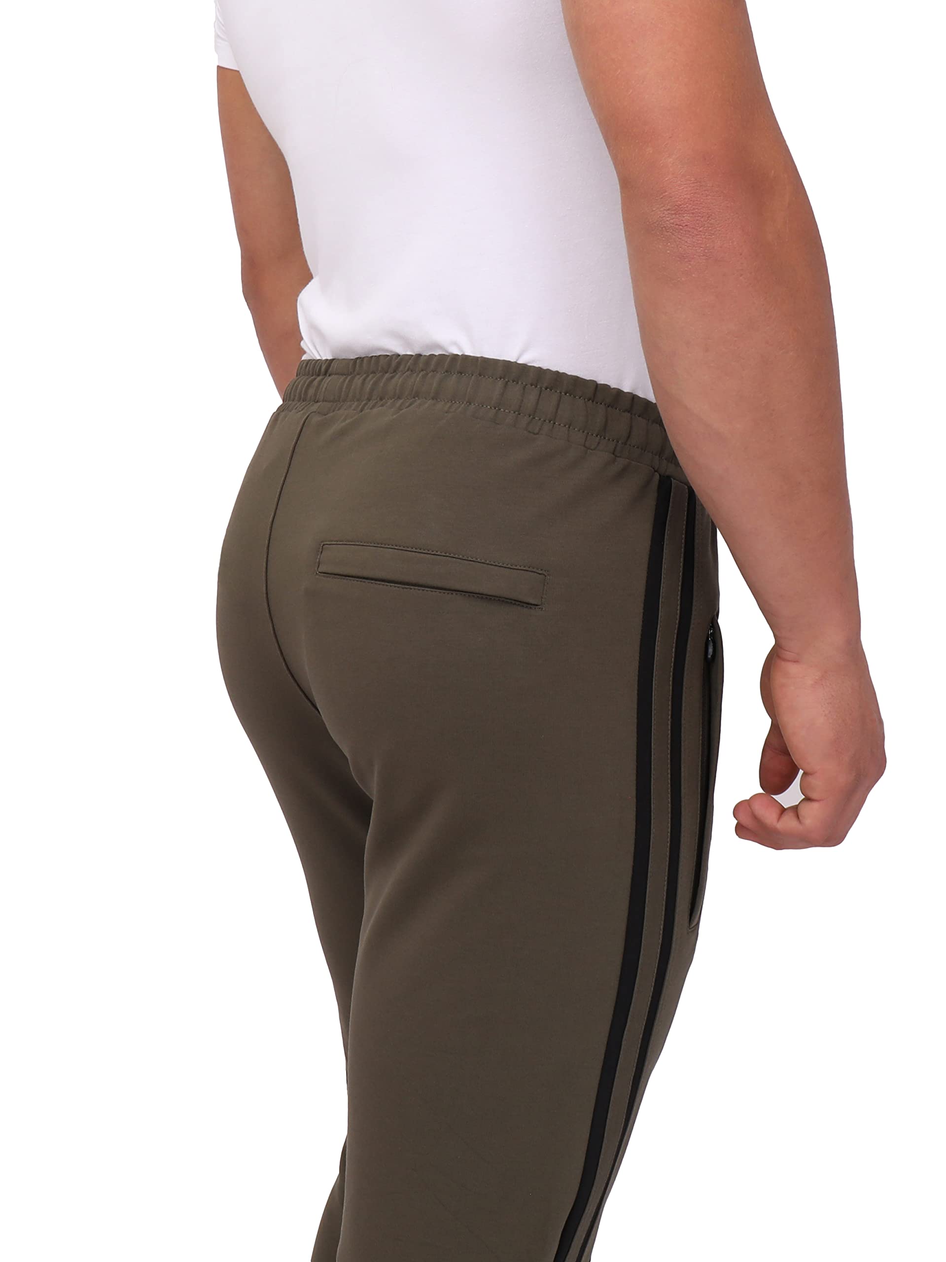 SCR Tall Jogger Sweatpants for Men - 33/36 Inseam Athletic Pants with Zipper Pockets - Comfortable Workout & Lounge Pants for Tall Men - Perfect for Gym, Running, and Casual Wear