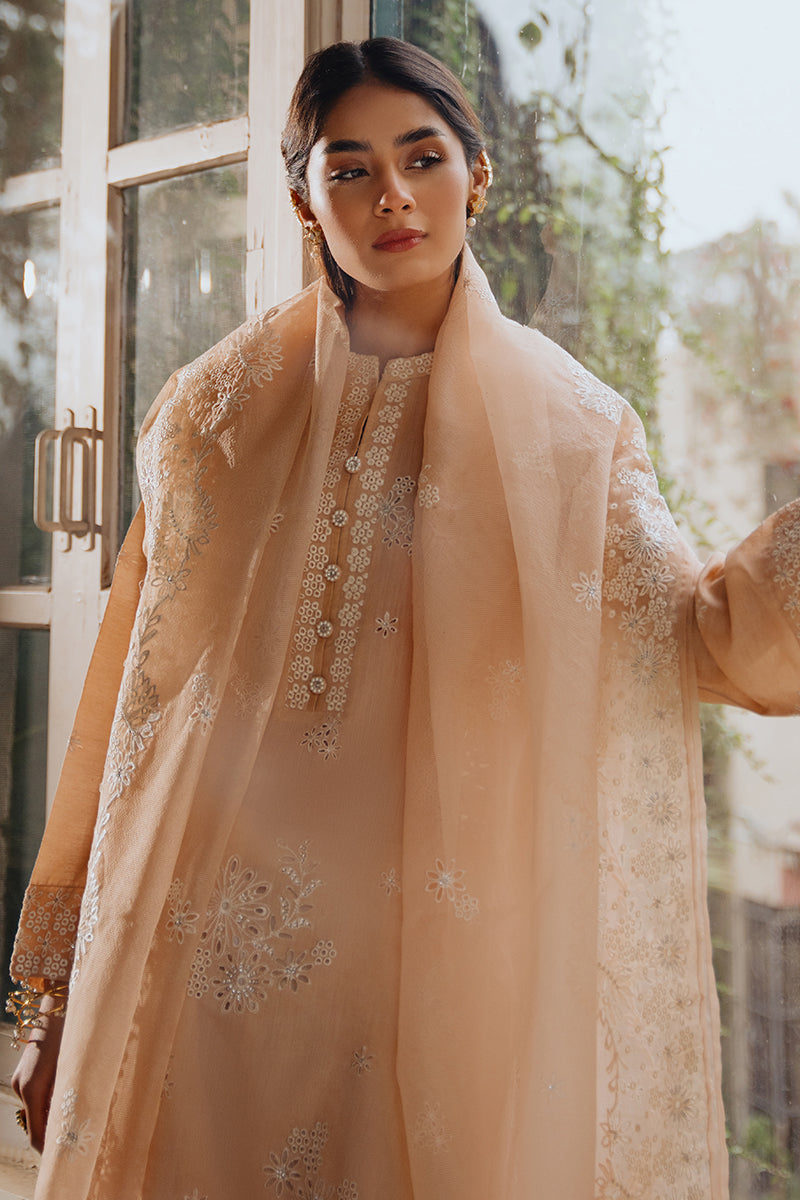 Premium Maple Sugar 2-Piece Outfit (Shirt & Dupatta) - Elegant Ethnic Wear for Festivals, Weddings & Special Occasions