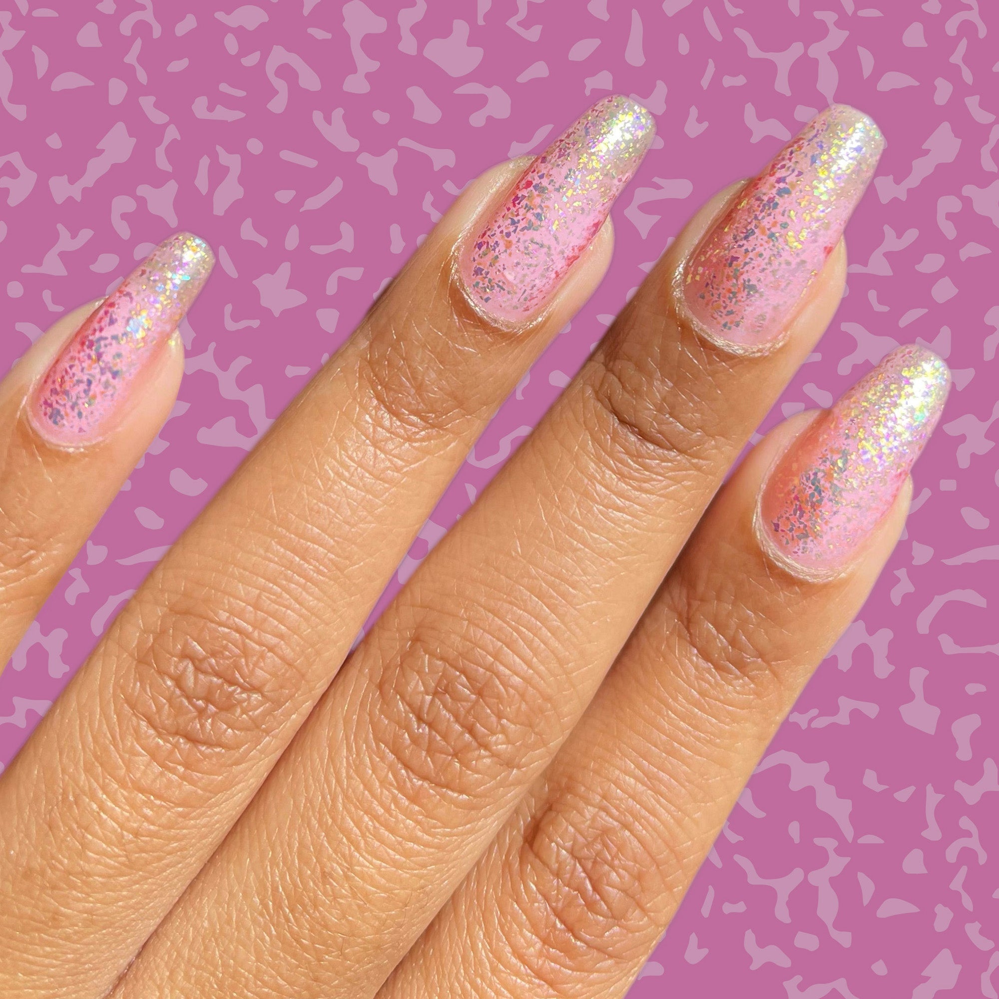 Cirque Colors Glitter Glue Nail Polish - 0.37 oz Long-Lasting Base & Top Coat for Gel & Acrylic Nails - Perfect for DIY Manicures, Nail Art & Salon Use