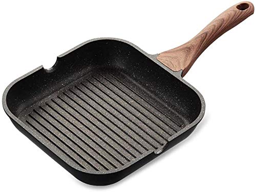 Non-Stick Stone Frying Pan 24cm/28cm - Multi-Functional Skillet for Steak, Omelette & Breakfast - Durable Medical Stone Coating - Perfect for Home Cooking & Kitchen Use