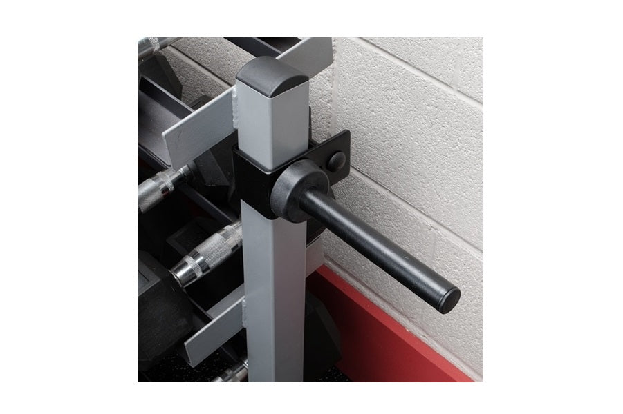 Body Solid 3 Tier Horizontal Dumbbell Rack (GDR363B) - Heavy Duty Dumbbell Storage Organizer for Home Gym & Commercial Fitness Centers - Perfect for Weight Training, Strength Workouts & Space Saving Solutions