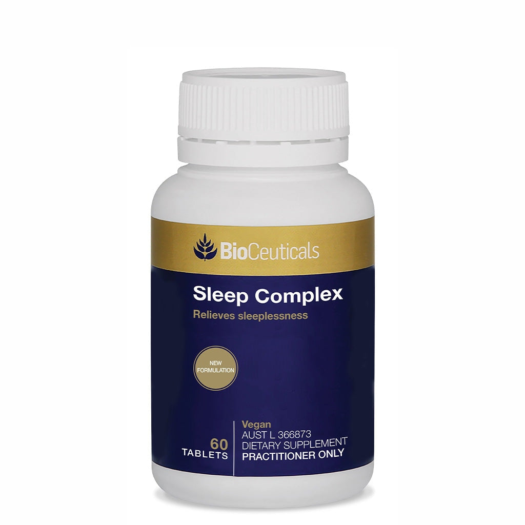 BioCeuticals Sleep Complex - Natural Sleep Aid Supplement with Melatonin & Herbal Extracts for Better Sleep Quality - Perfect for Insomnia Relief & Jet Lag Recovery