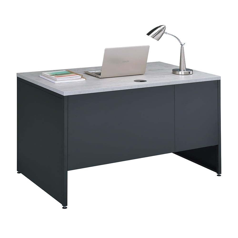Premium NBF Carbon Compact Single Pedestal Executive Office Desk - 48