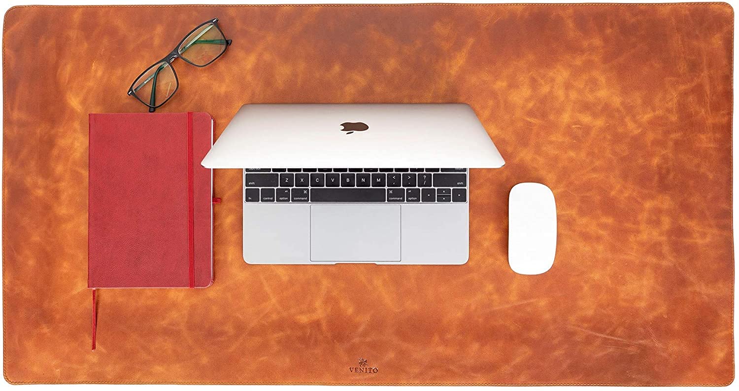 Venito Premium Leather Desk Mat - 31.5