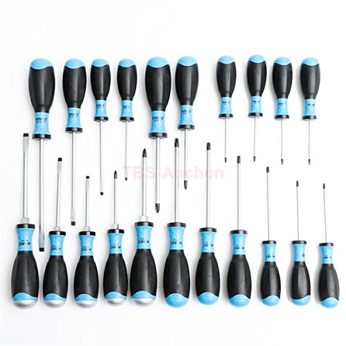 Hazet 810SPC/21 Professional 21-Piece Screwdriver Set with Jumbox Storage Case - Perfect for Automotive Repair, DIY Projects & Home Maintenance