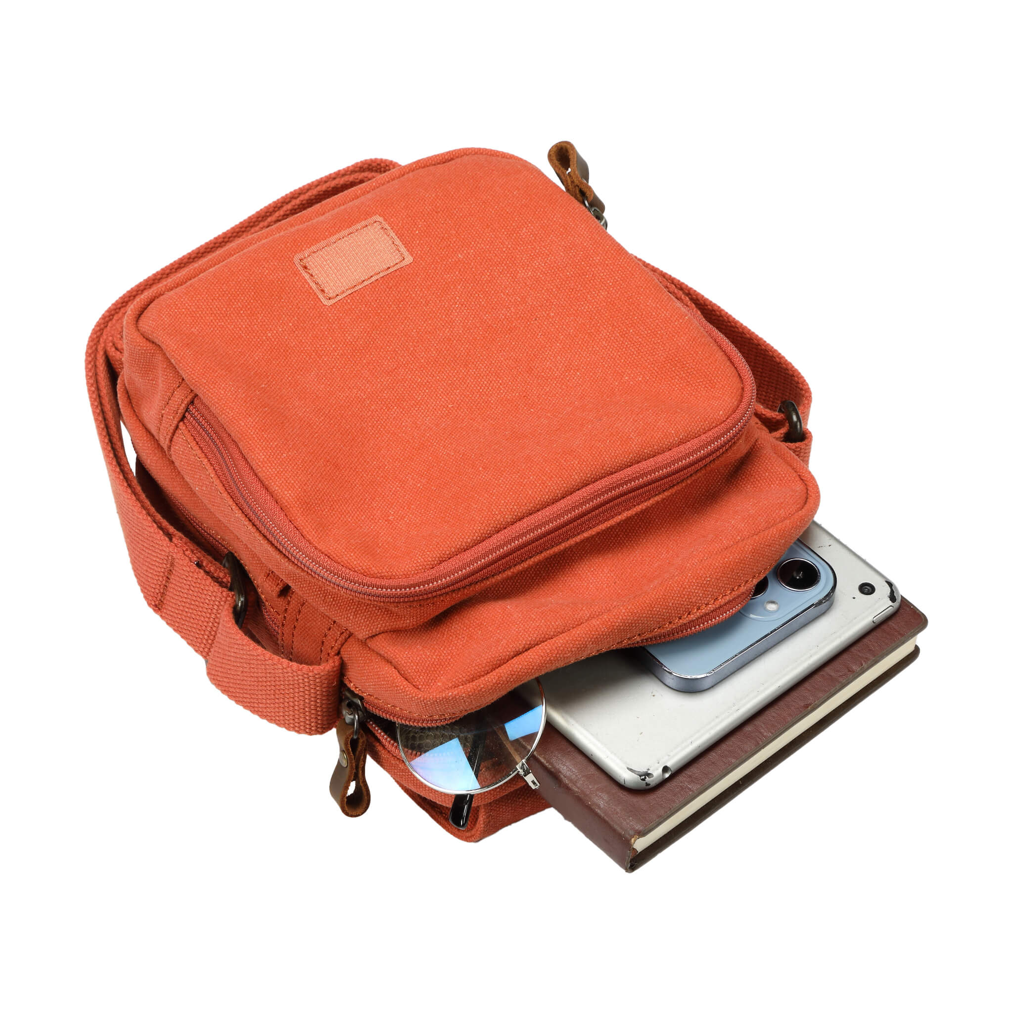 TRP0239 Troop London Classic Canvas Crossbody Bag - Stylish & Durable for Travel, Work & Everyday Use