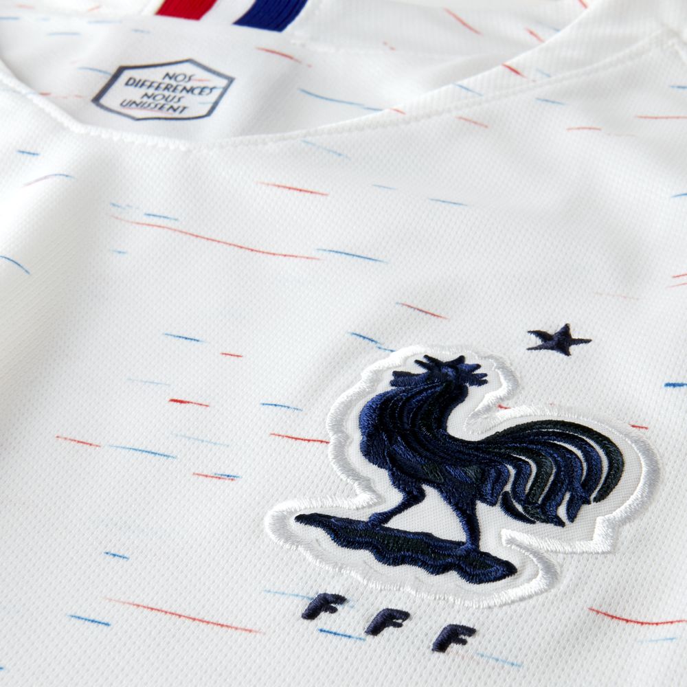 Nike France 2018 Away Stadium Jersey - Authentic Soccer Jersey for Men, Women & Kids - Perfect for Football Matches, Fan Events & Sports Collecting