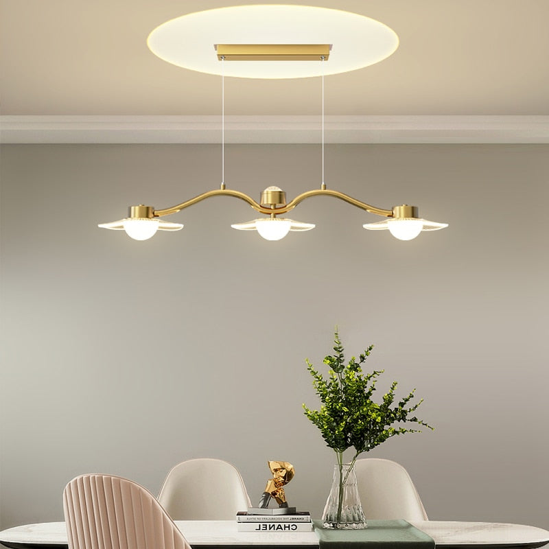 Elegant Crystal Globe Chandelier for Kitchen Island - Modern Lighting Fixture to Brighten Your Dining & Entertaining Space