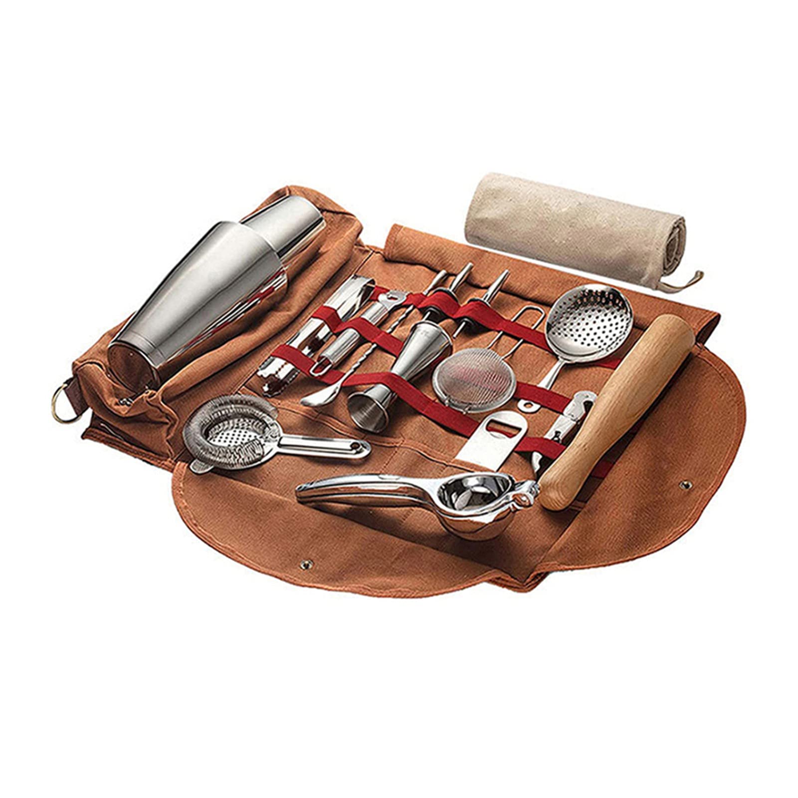 ACD Travel Bartender Kit Bag - Portable Bar Case for Cocktail Mixing Tools | Perfect for Home Bars, Parties & Outdoor Events