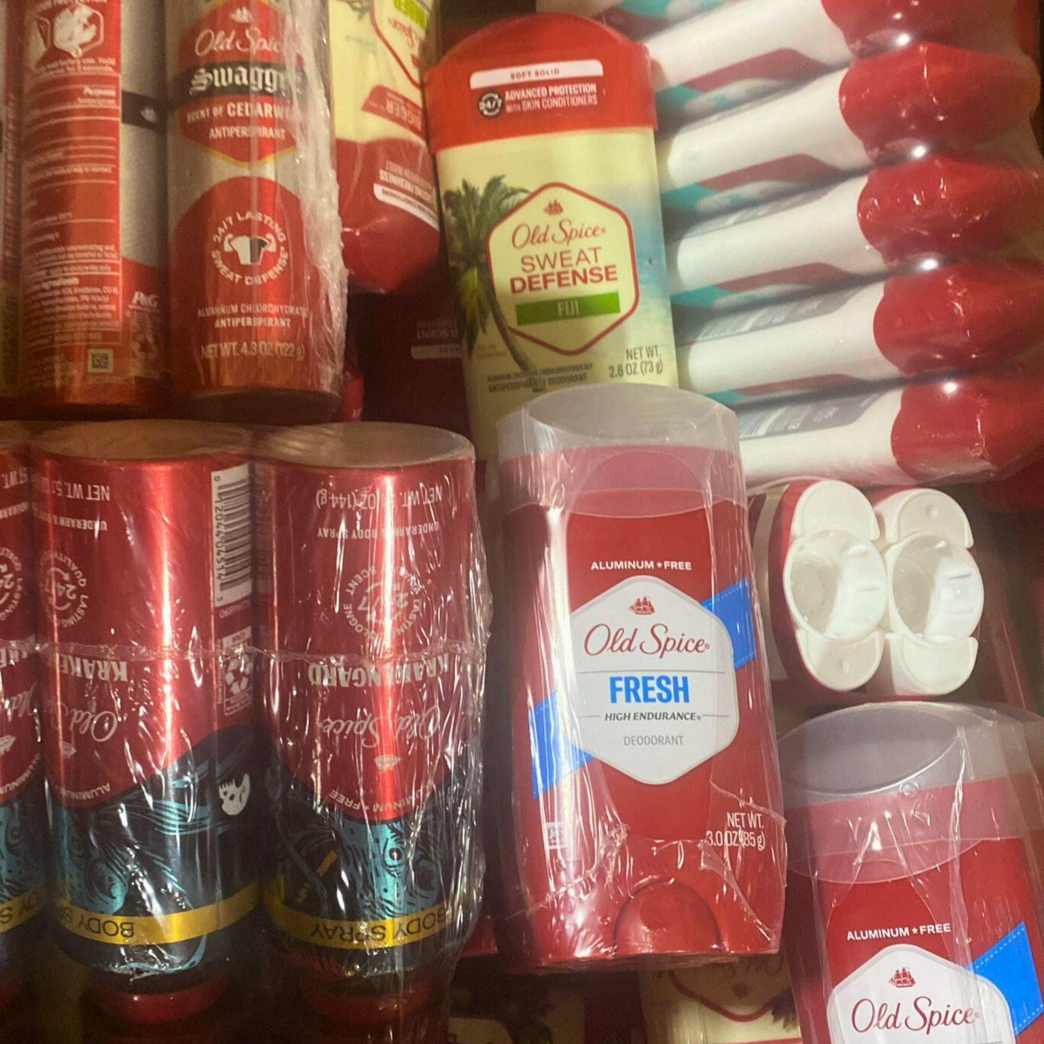 Old Spice Deodorant Variety Pack - 60 Pcs Bulk Pack for Men | Fresh Scent Collection for Daily Use, Gym & Travel