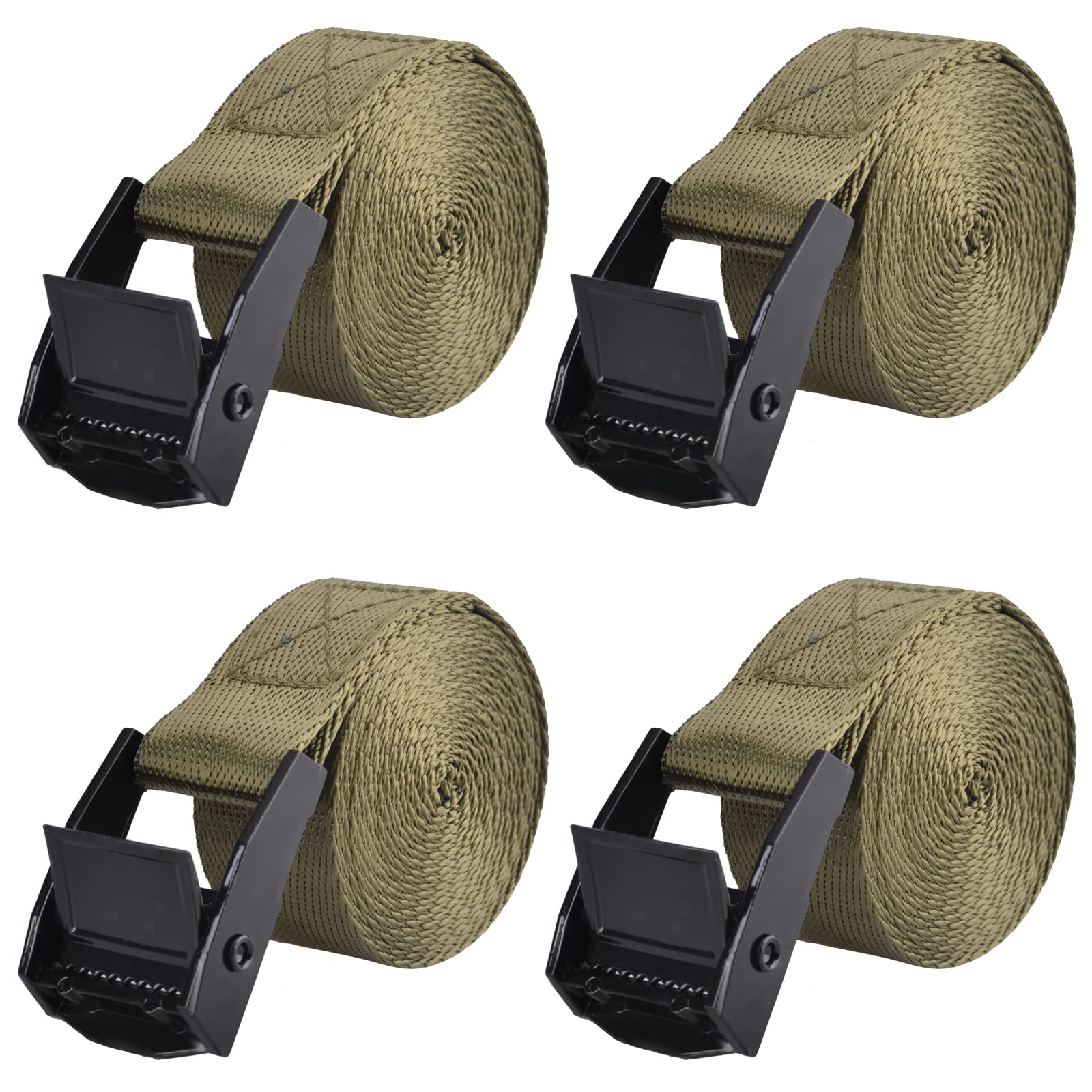 TRIWONDER Heavy Duty Tie Down Straps - 4PK 1