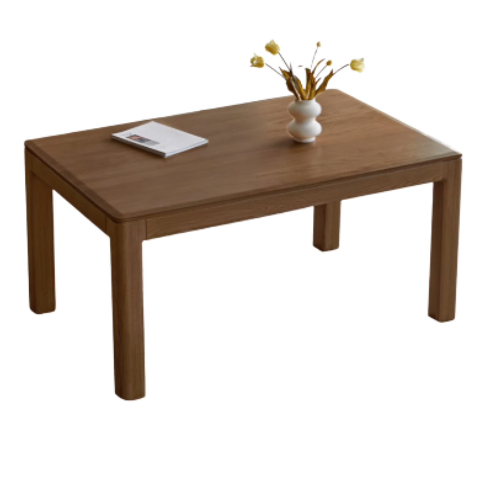 55.1x31.5x29.9 inch / 140x80x76 сm / Walnut color / Red Oak Dining table