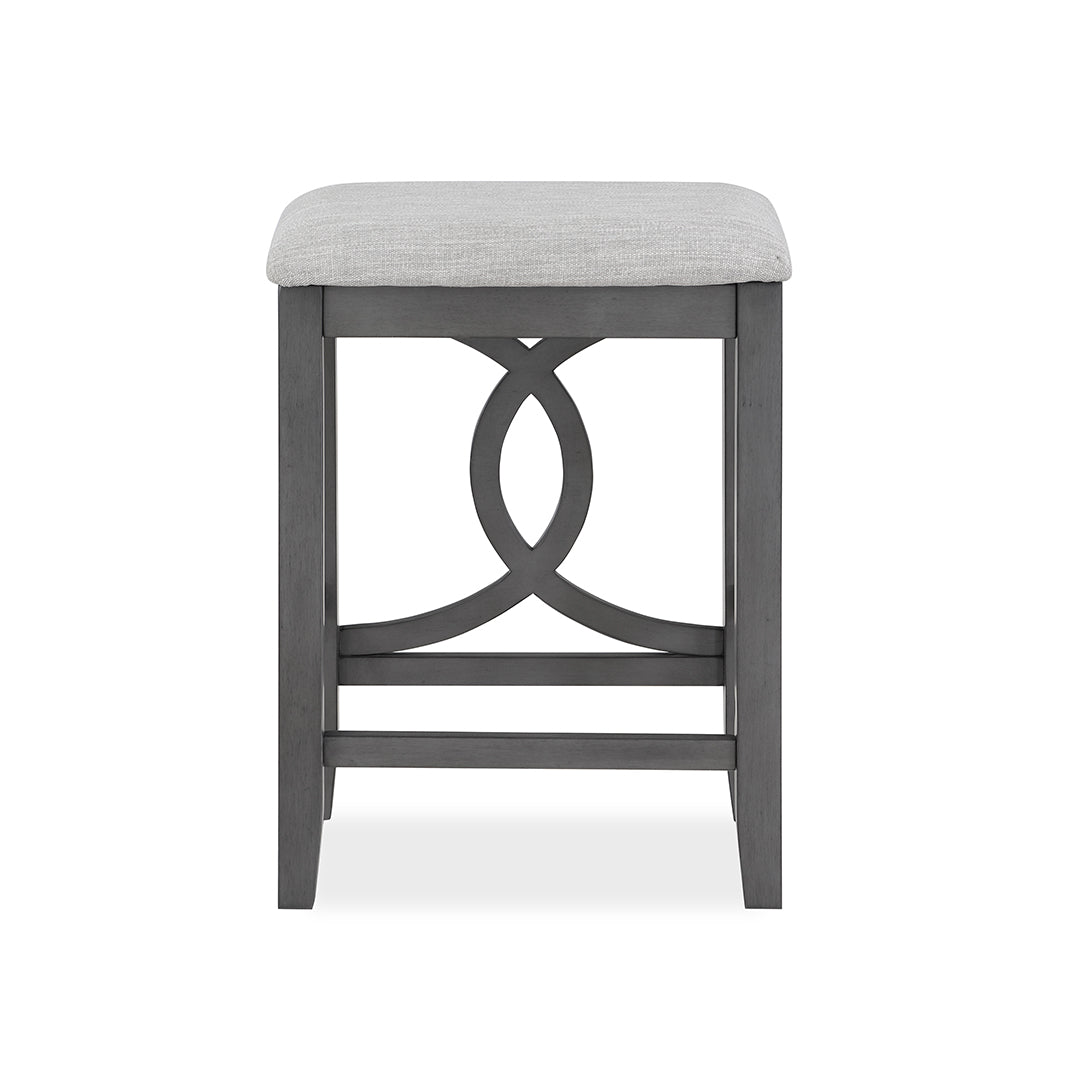 Bella Sofa Table with 2 Stools - Modern Gray Console Table for Living Room, Entryway & Small Spaces - Perfect for Coffee, Books & Decor Display