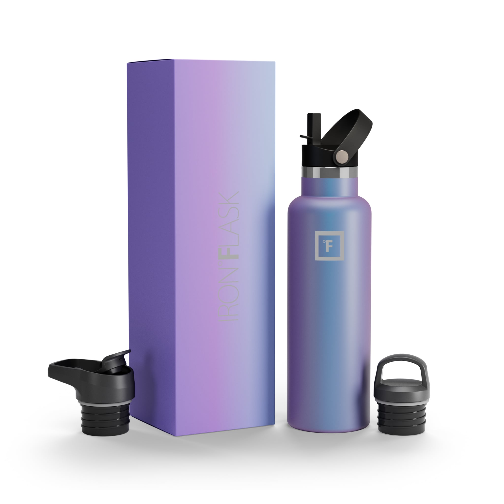 20 Oz Narrow Mouth Water Bottle with Straw Lid - Leakproof & BPA Free - Ideal for Gym, Hiking, Travel & Everyday Hydration