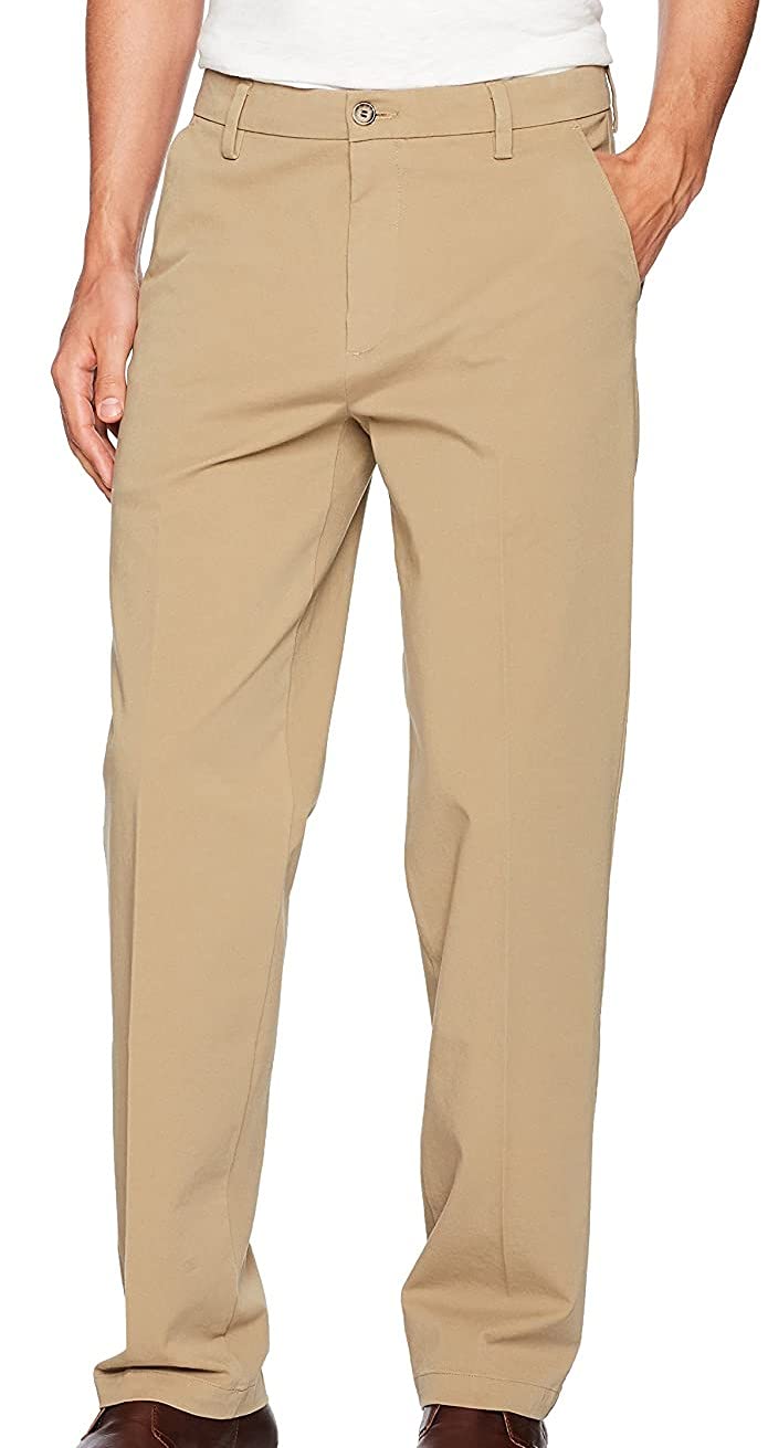 Dockers Men's Classic Fit Workday Khaki Smart 360 FLEX Pants - Comfortable Office & Business Casual Trousers (Standard & Big & Tall Sizes) - Perfect for Work, Meetings & Professional Events