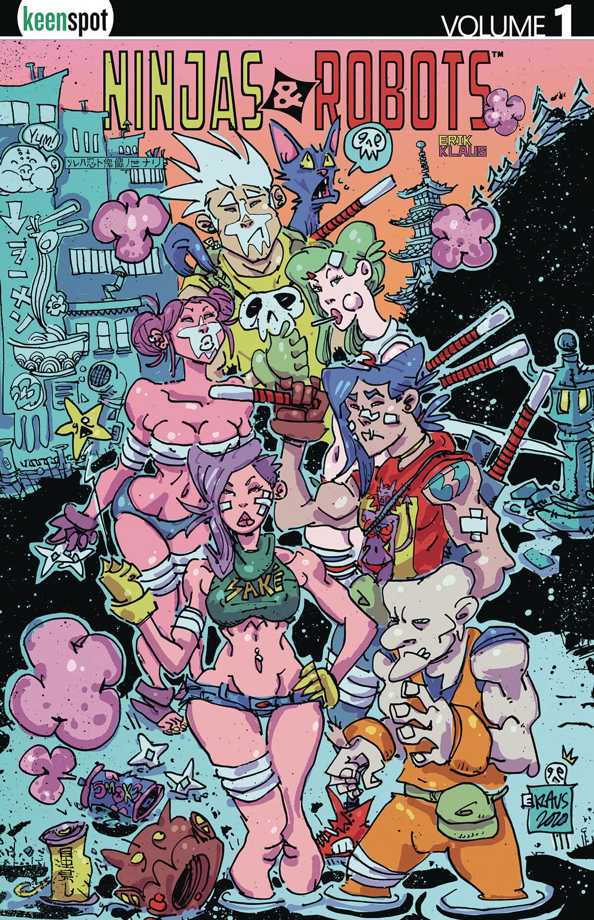 NINJAS & ROBOTS VOL. 1 - Action-Packed Graphic Novel | Sci-Fi Adventure Comic Book | Perfect for Collectors & Comic Enthusiasts | Great Gift for Teens & Adults