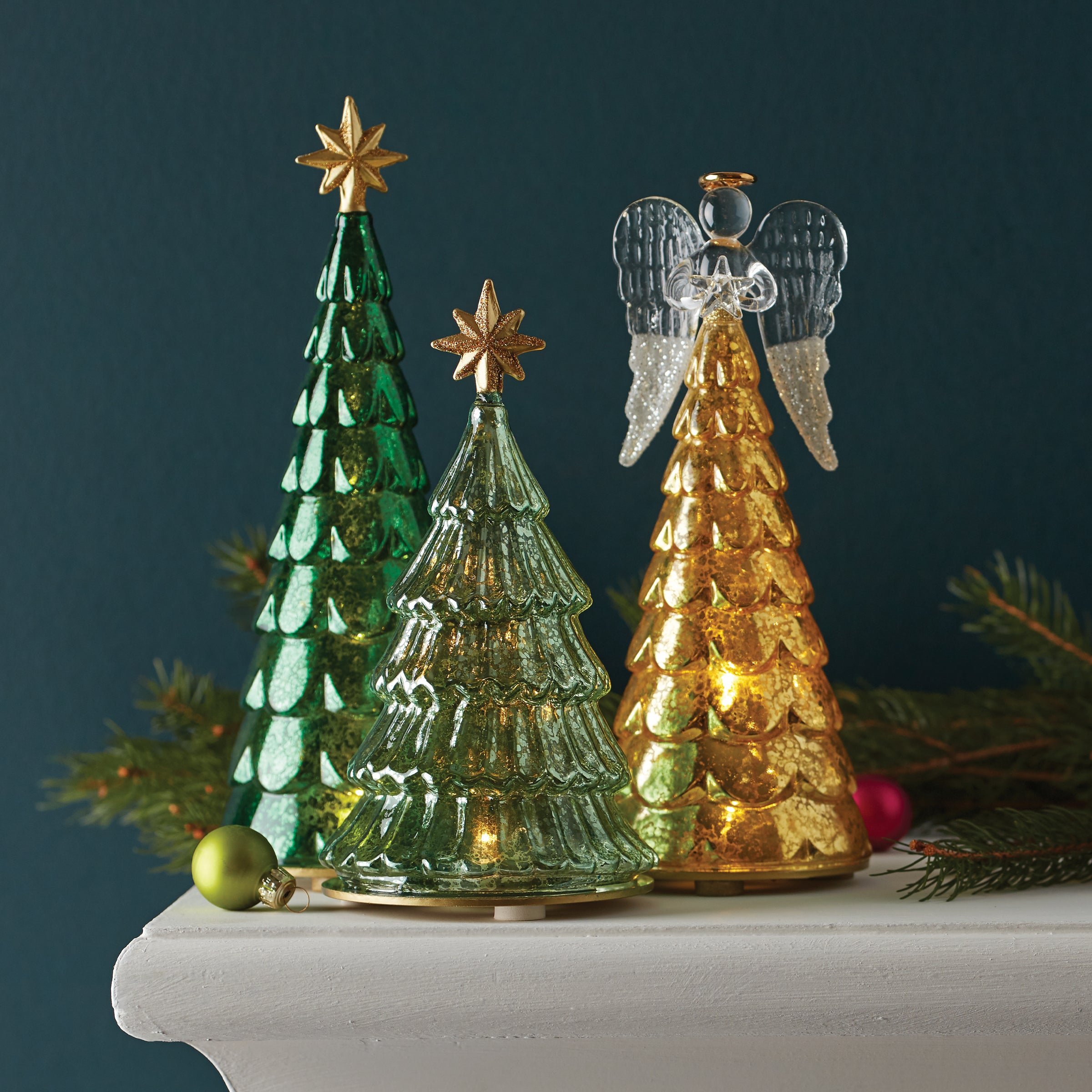 Vibrant Jewel Tone LED Lighted Tree - Perfect for Holiday Decor, Christmas Party, and Home Festive Lighting