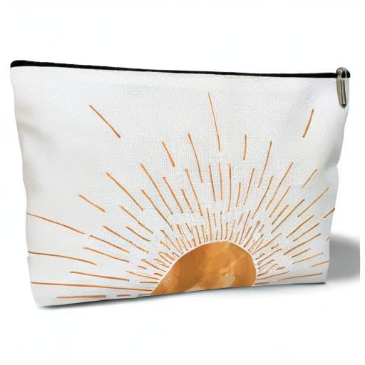 Boho Sunset Makeup Bag for Women - Travel & Gift Idea