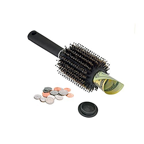 Lutema Hidden Diversion Safe Hair Brush - Secret Storage for Money, Jewelry & Valuables - Home Security & Travel Safety (1 Pack) - Perfect for Emergency Cash, Hide Spare Keys & Protect Valuables at Home or On the Go