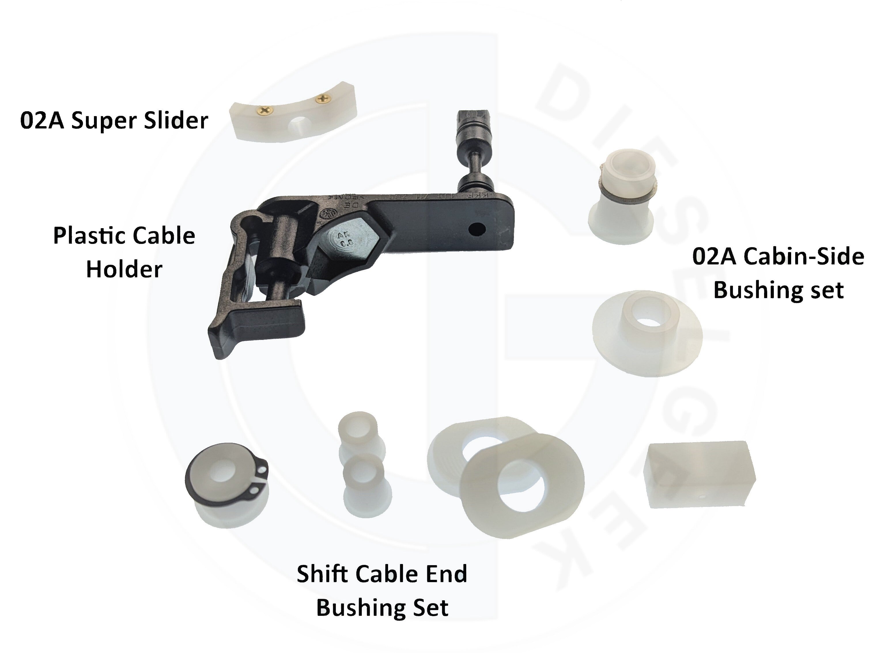 Premium 02A Bushing Kit - High-Performance Replacement for Smooth Suspension - Perfect for Car Repairs & DIY Auto Maintenance