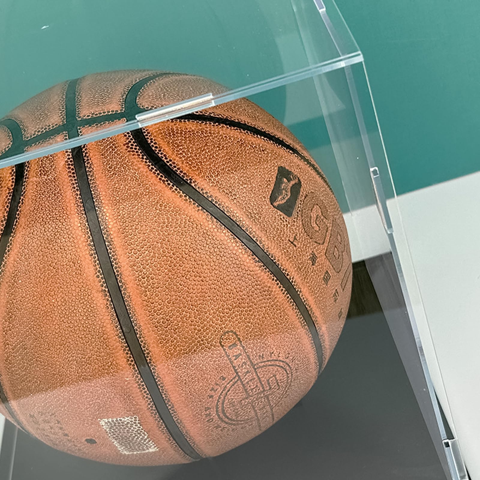 Acrylic Basketball Display Case - Clear Basketball Holder Box for Collectibles & Memorabilia | Perfect for Sports Fans, Home Decor, and Trophy Showcase