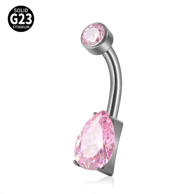 14G Hypoallergenic Belly Button Rings - Surgical Steel Navel Piercing Jewelry for Women | DL049 | Perfect for Everyday Wear, Parties & Beach Outfits