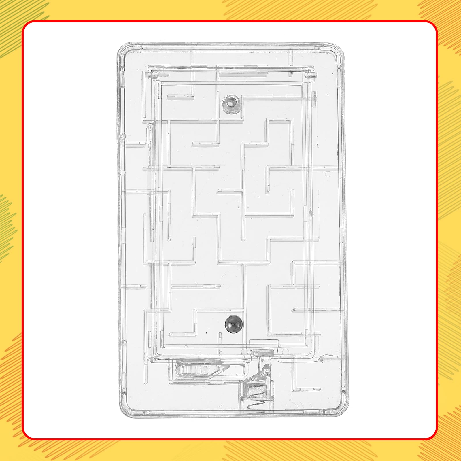 HyDren 5 Pack Maze Puzzle Gift Card Box - Plastic Money Holder Game for Birthday, Anniversary & Holiday Gifts - Fun Brain Teaser for Kids & Adults