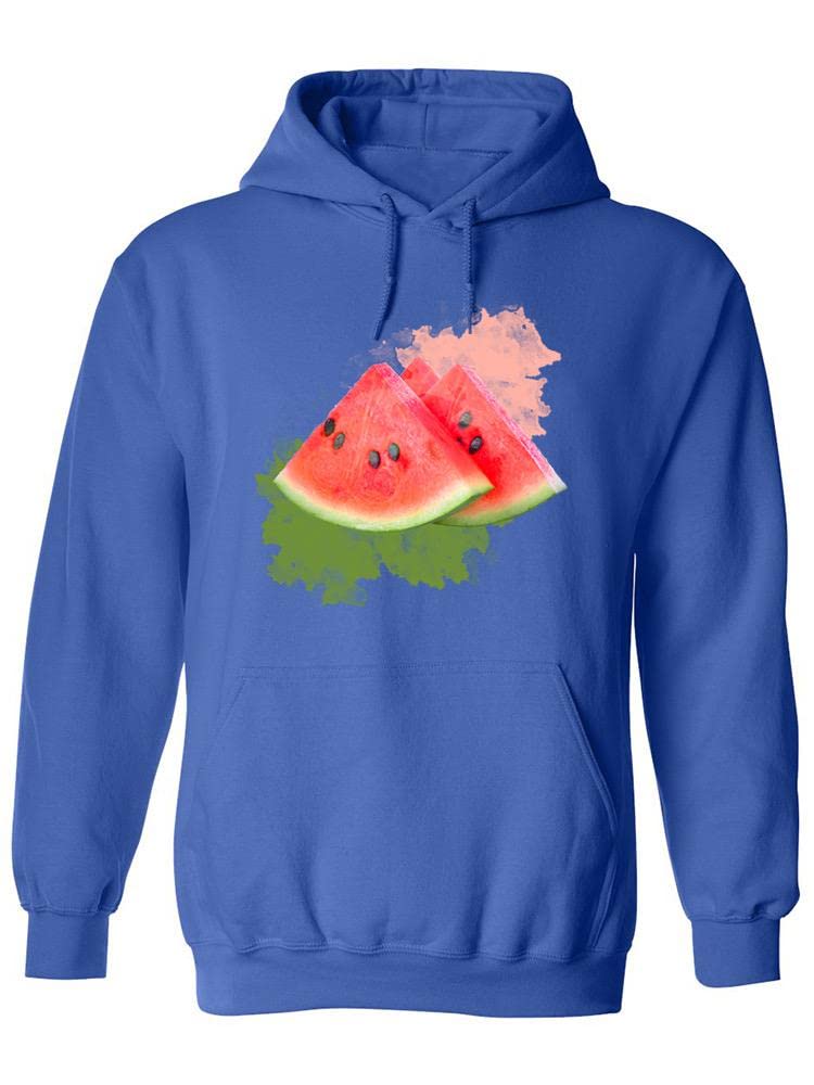 Smartprints Watermelon Print Hoodie for Women - Cute Fruit Graphic Pullover Sweatshirt | Perfect for Casual Wear, Street Style & Summer Fashion