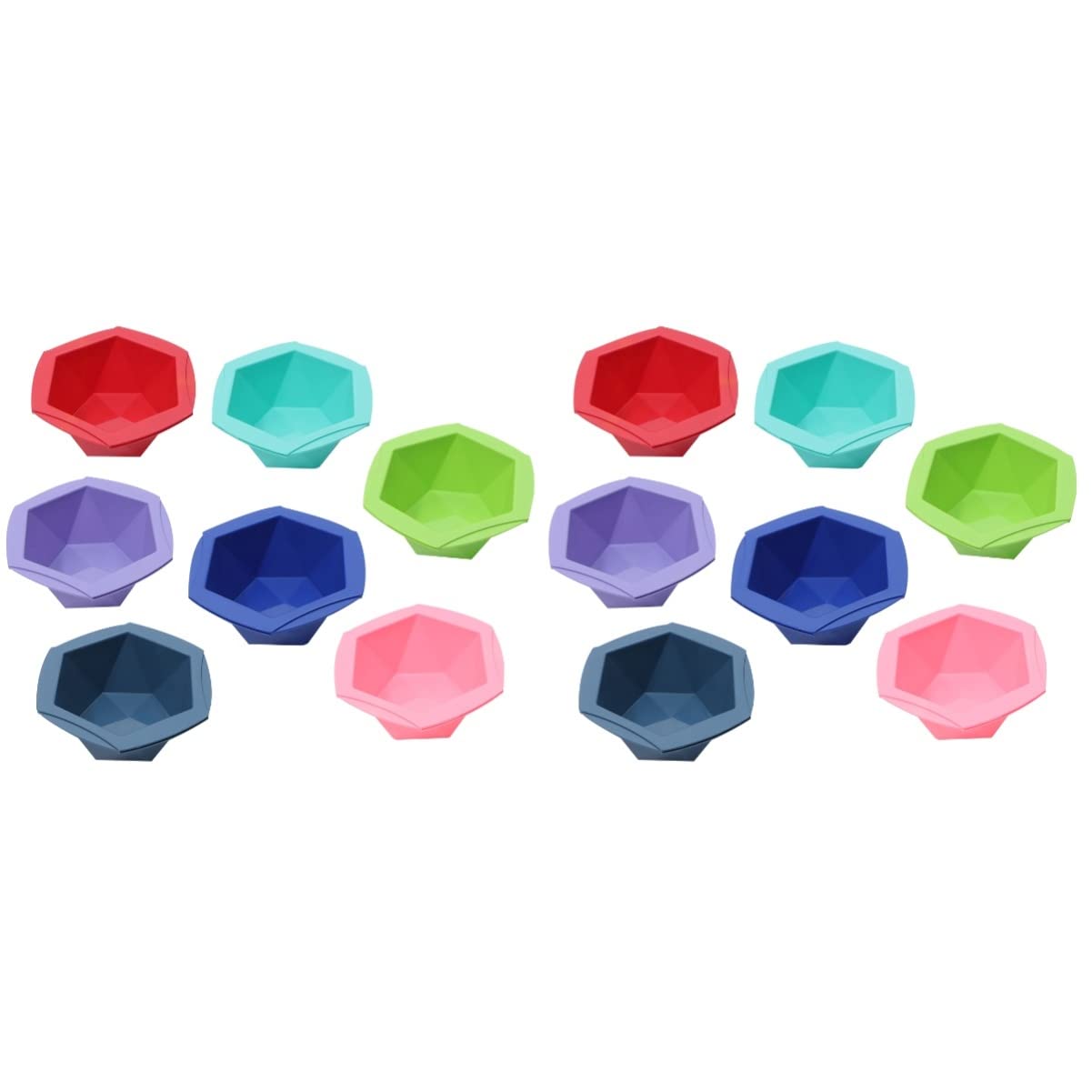 Healifty 2-Piece Hair Color Mixing Bowls - Professional Hair Dye Bowls for Salon & Home Use - Perfect for Hair Coloring, Tinting, and Styling - Durable Plastic Hair Dye Mixing Tools for DIY Hair Treatments