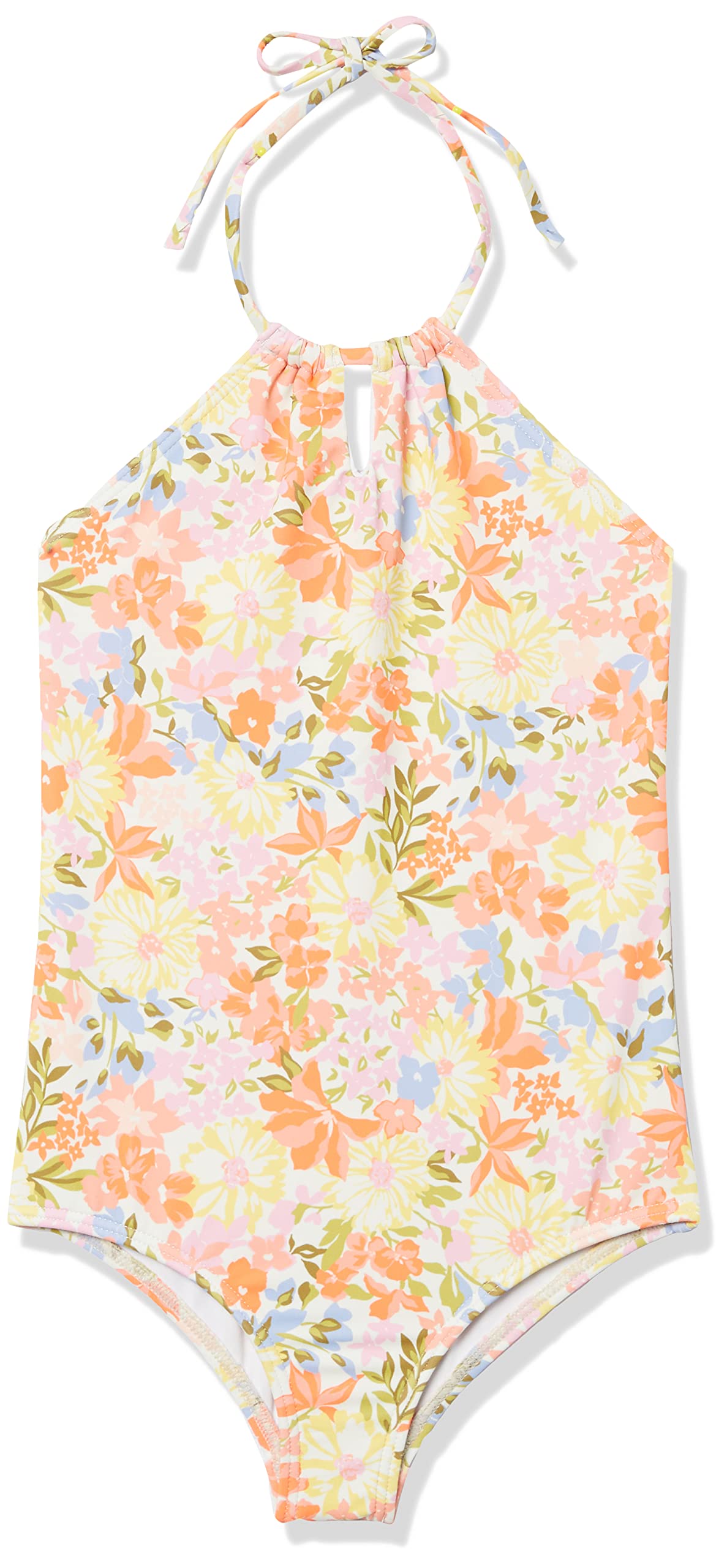 Billabong Girls' Windsong One Piece Swimsuit - UPF 50+ Sun Protection, Adjustable Straps, Quick-Dry Fabric for Beach, Pool & Summer Activities
