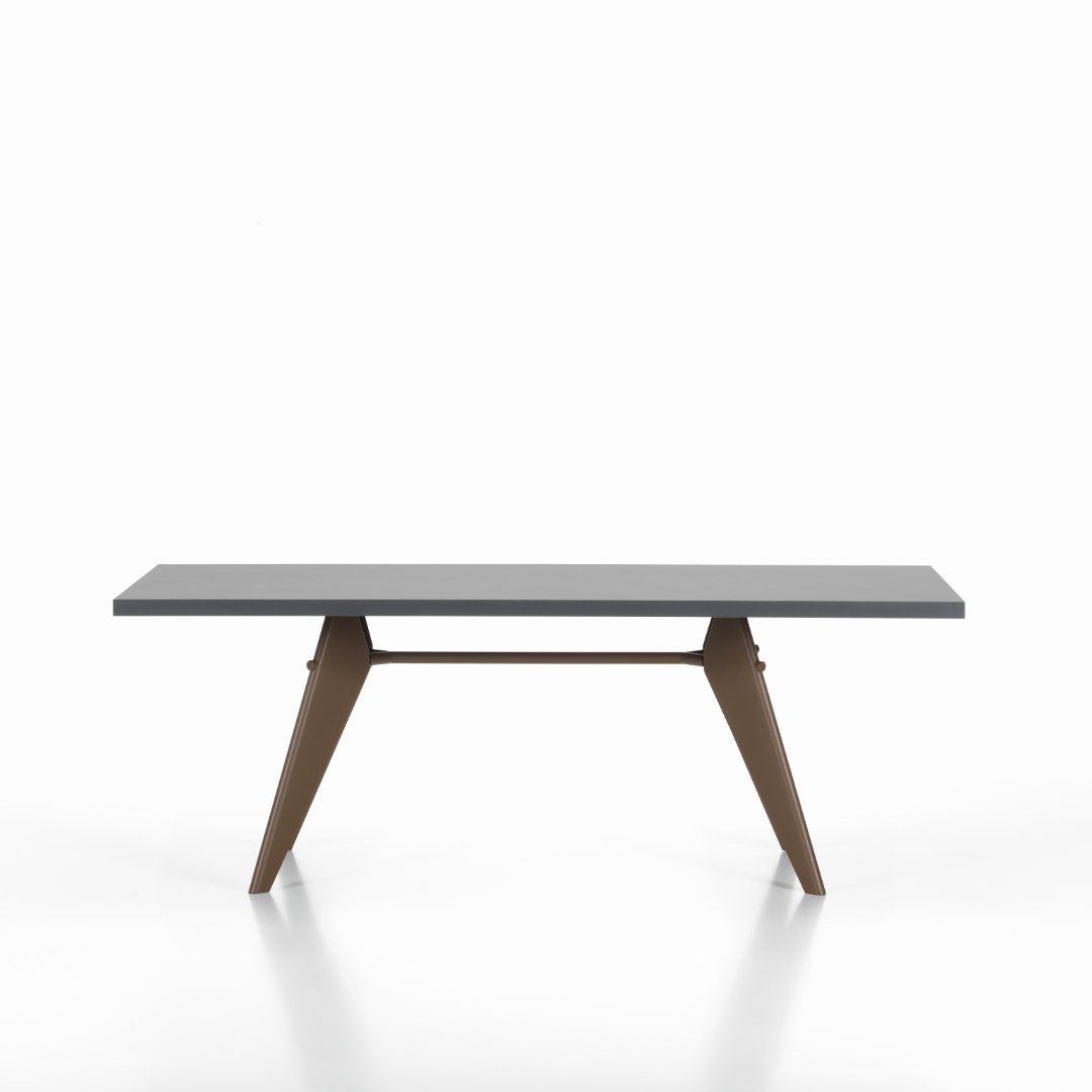 Premium EM Dining Table - High-Pressure Laminate (HPL) Surface - Modern & Durable Kitchen Table for Family Meals & Dinner Parties