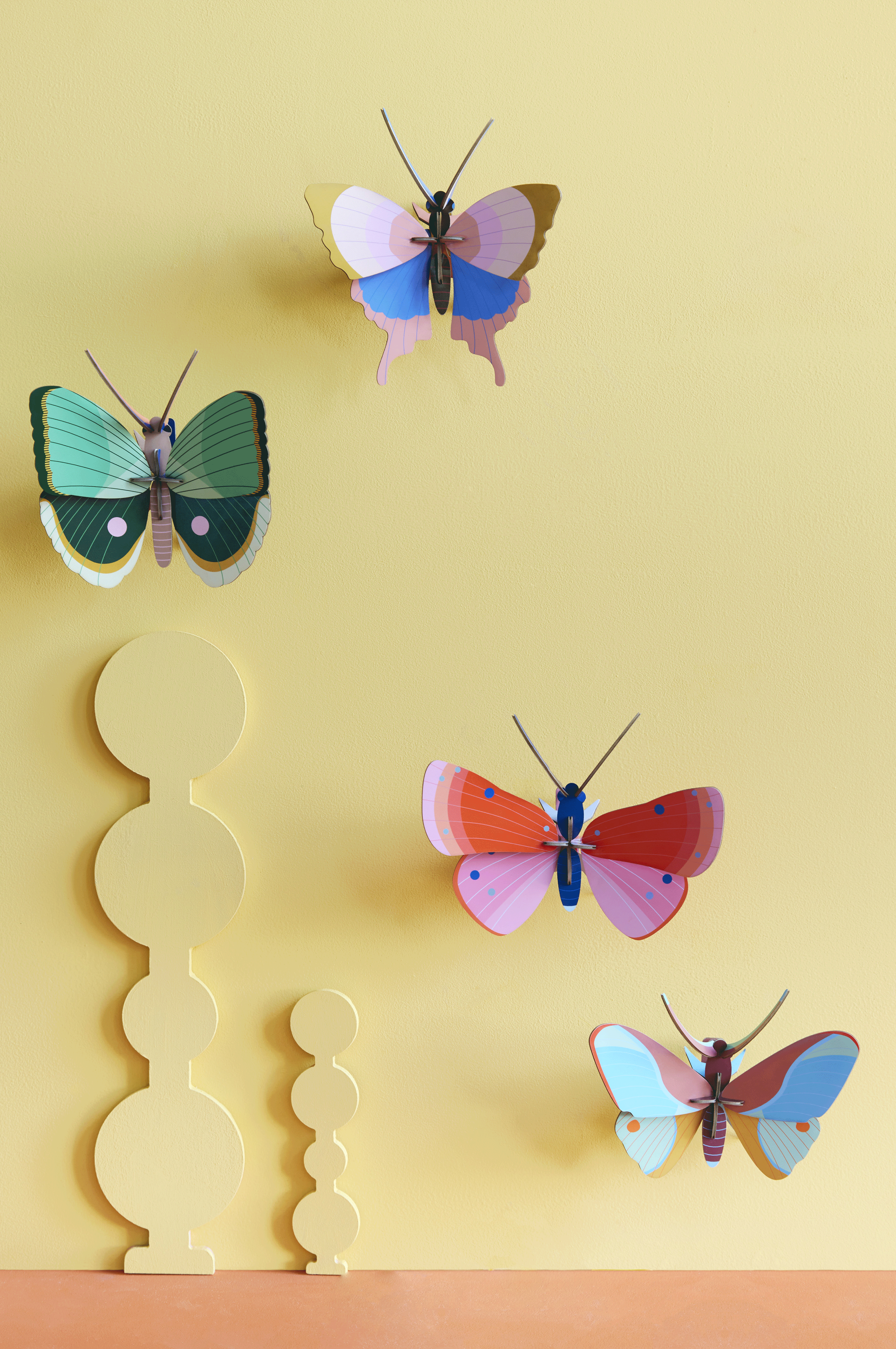 Gold Rim Butterfly Small Insect Specimen - Handcrafted by Studio ROOF - Perfect for Home Decor, Shadow Box Display & Entomology Collections
