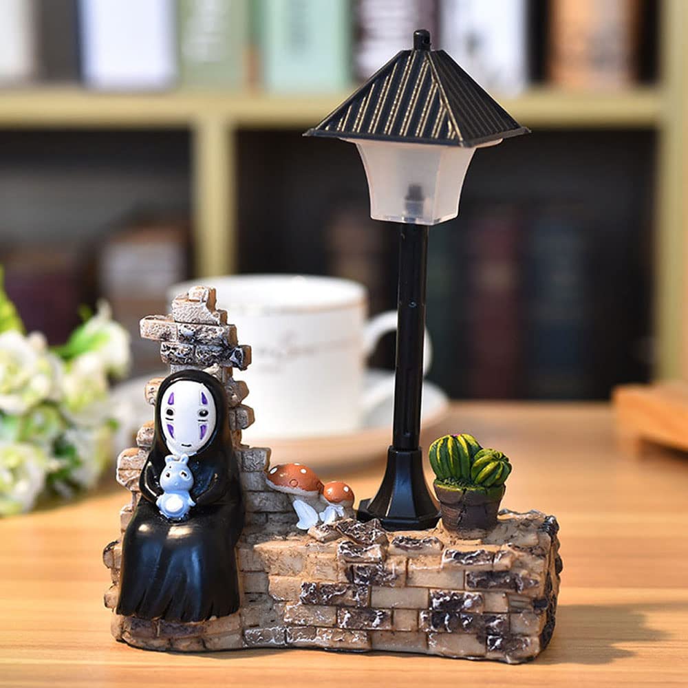 Amallino No Face Lamp - Mini Night Light for Kids, Cute Anime Gift, Home Decor for Bedroom & Nursery - Perfect for Bedtime, Reading & Relaxation