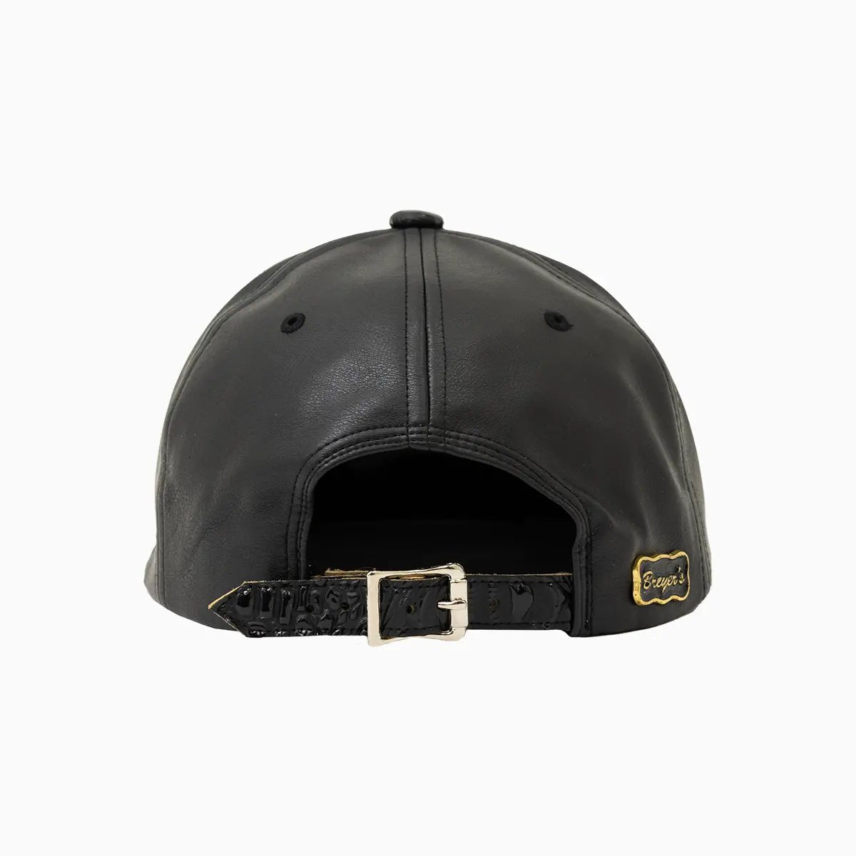 Breyer's Buck 50 Leather Watch Hat for Men - Genuine Leather Adjustable Outdoor Cap with Watch Slot - Perfect for Hunting, Fishing, and Outdoor Adventures
