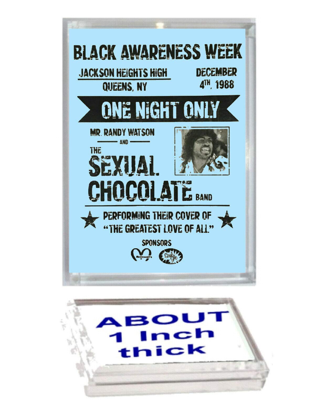 Coming to America Movie Sexual Chocolate Rally Poster - Vintage Film Memorabilia, Collectible Desk Paperweight for Office & Home Decor - Perfect for Movie Fans & Pop Culture Enthusiasts