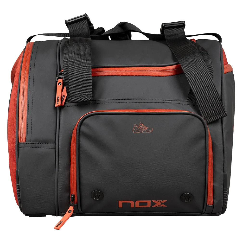 Premium Open Series Padel Bag - Black & Red | Durable Tennis Racket Backpack for Padel Players | Perfect for Training, Matches & Travel Accessories