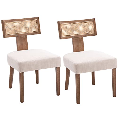 Linen Beige-rattan Natural Back