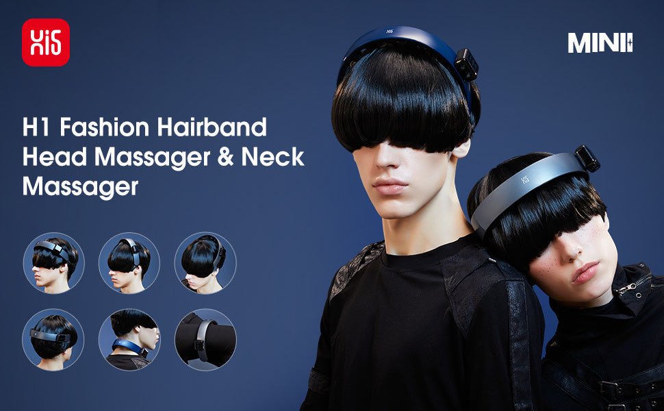 Premium Electric Scalp Massager with 11 Vibrating Nodes - Deep Relaxation Head Massager for Stress Relief & Hair Growth Stimulation - Perfect for Home Spa, Meditation & Self-Care Routines