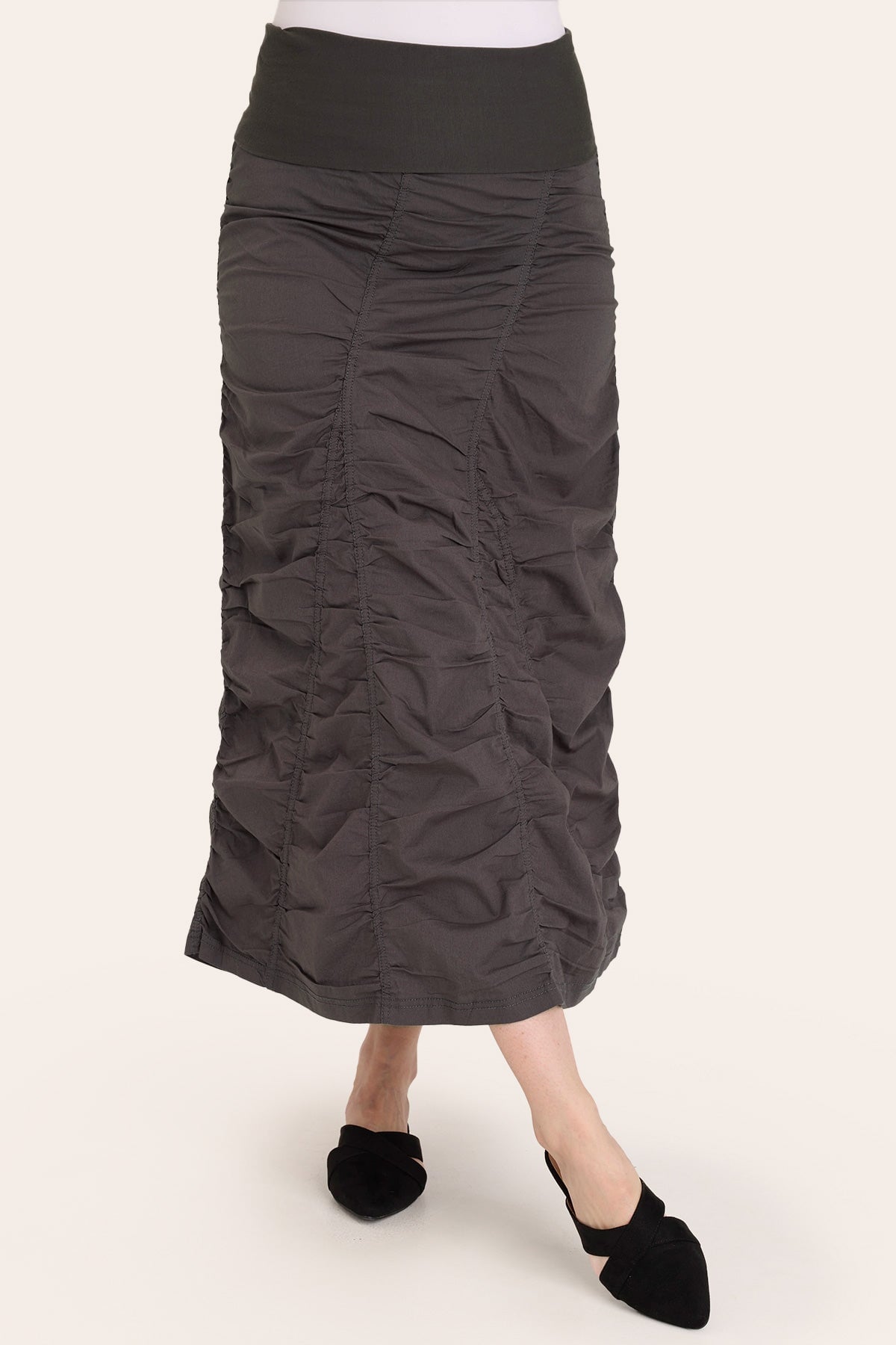 Gored Peasant Skirt for Women - Flowy Boho Midi Skirt with Elastic Waist | Perfect for Summer, Festivals & Casual Outfits