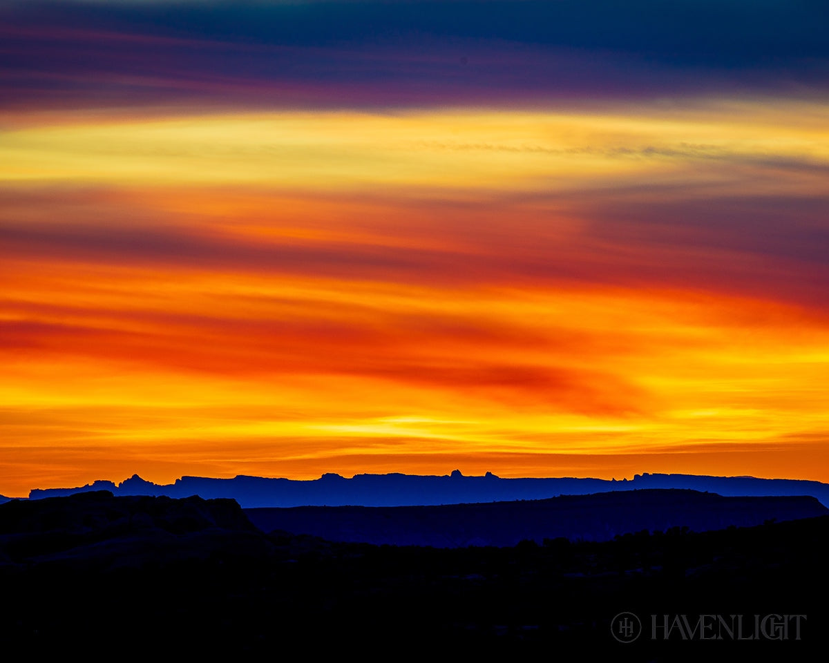 Stunning Desert Sunset at Arches National Park Utah - Perfect Wall Art for Home & Office Decor | Nature Photography Print for Living Room, Bedroom, or Gift