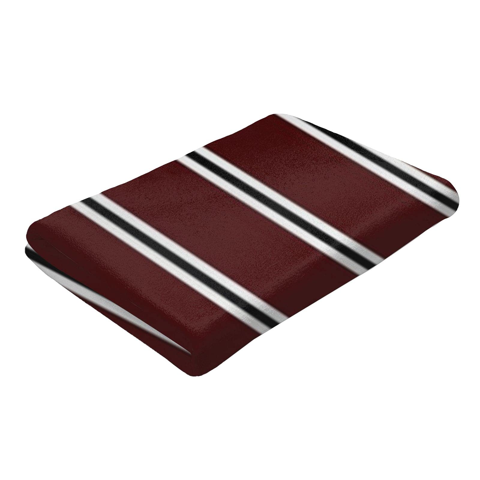 **Extra Large Soft Microfiber Beach Towel - Red White Black Stripes, Super Absorbent Quick Dry Towel for Adults, Men & Women - Perfect for Pool, Beach, Yoga & Travel**