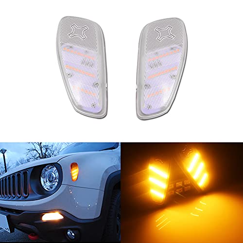 Clear Lens Amber LED Lights